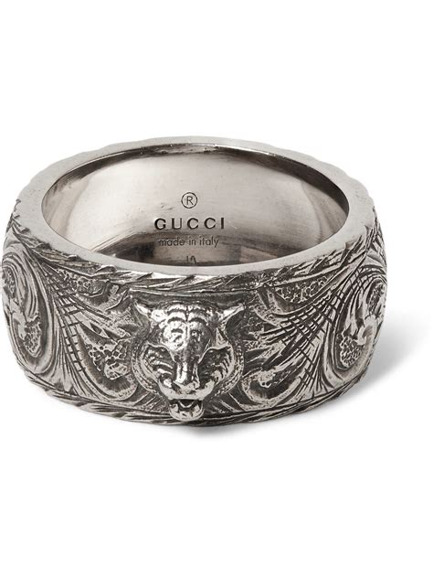 gucci toger ring|gucci tiger slip on.